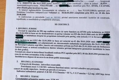 Teren Construcții intravilan de 950 mp, în Nord - 9