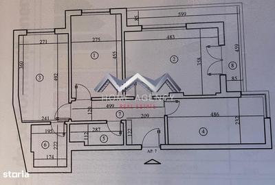 Apartament cu 3 camere decomandat în Central - 2