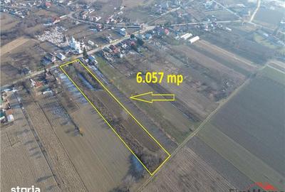 Teren de 6057 mp, în Vânători - 2