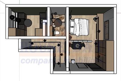 Vanzare garsoniera Mosilor-Carol, complet renovata, ideal investitie - 2