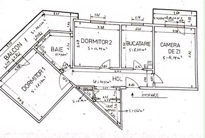 Apartament cu 3 camere decomandat în Faleza Nord - 2