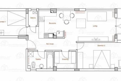 Ap 3 camere spatios + curte - Lujerului Virtutii - 18