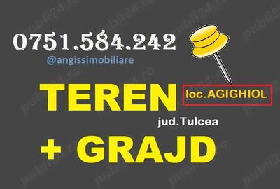 Teren cu GRAJD in AGIGHIOL la strada principala - 1
