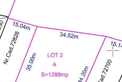 Teren Construcții intravilan de 1288 mp, în Măgurele - 1