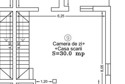 Duplex cu 4 camere cu Canalizare în Moșnița Nouă - 9