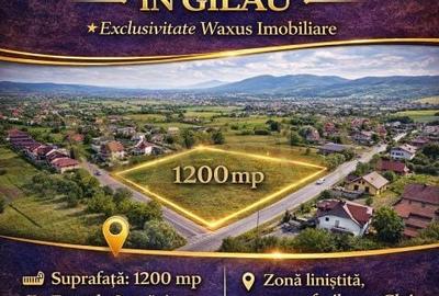 Teren de 1200 mp, în Gilău