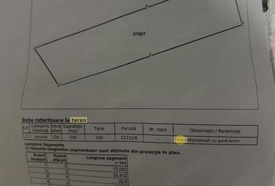 Teren de 545 mp, în Padeș - 3