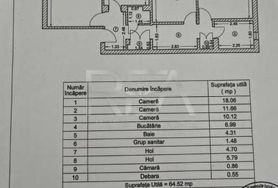 Apartament cu 3 camere decomandat, mobilat în Berceni - 10