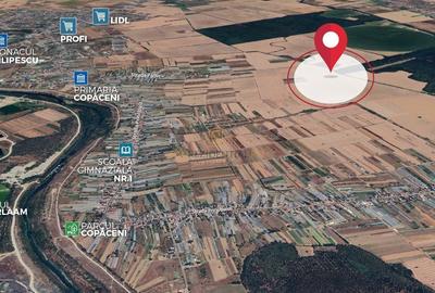 Teren agricol intravilan de 38876 mp, în Copăceni - 1