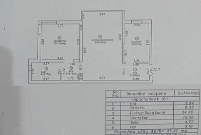Apartament cu 3 camere decomandat, mobilat în Girocului - 4