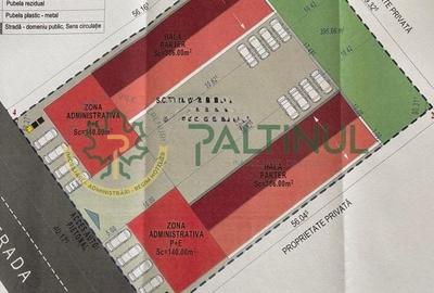 Teren cu autorizație pentru 2 hale - deschidere 40 ml Șelimbăr, Sibiu Teren cu autorizație pentru 2 hale - deschidere 40 ml Șelimbăr, Sibiu - 1