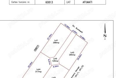 4 loturi circa 300mp fiecare in Afumati Ilfov, toate utilitatile, asfalt, zona de case - 3