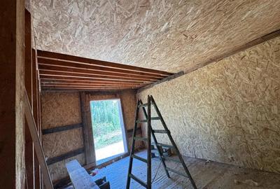 Vand casa structura lemn la rosu - 6