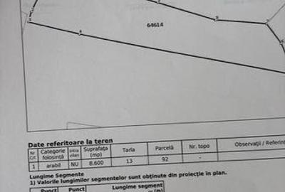 Teren de 15000 mp, în Baciu - 1