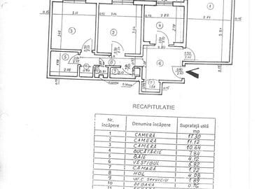 Elev Stefanescu, metrou Iancului 400 m, 3 camere, decomandat - 10