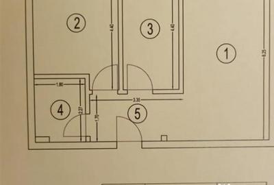 Apartament cu 2 camere decomandat în Militari