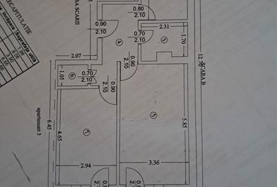 Apartament cu 3 camere semidecomandat în Central - 3