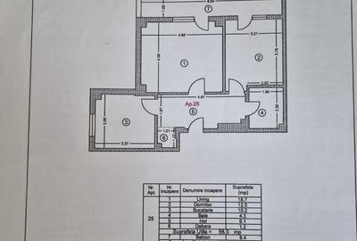 Apartament cu 2 camere decomandat în Central - 1