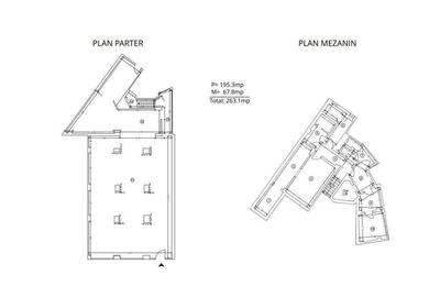 Spațiu comercial, de 263 mp, în