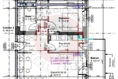 Apartament cu 2 camere decomandat în Titan - 1