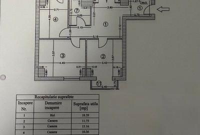 Apartament cu 4 camere decomandat, mobilat în Nerva Traian - 16