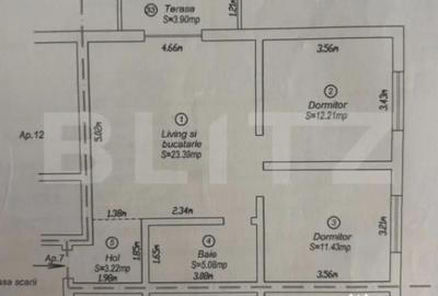 Apartament cu 3 camere decomandat în Dumbrăvița - 1