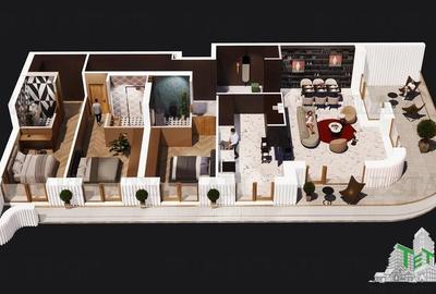 Apartament de vânzare în Pipera  4 camere cu terasa 67 mp - 14