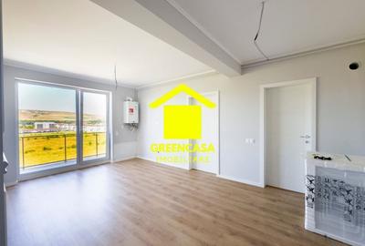 Apartament finisat, 3 camere, 55mp, balcon de 6mp, zona Sesul de Sus