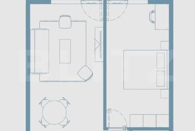 Apartament cu 2 camere semidecomandat în Semicentral - 2