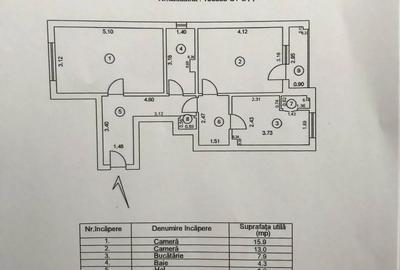 Apartament 2 camere, bloc LC, Mazepa 2 - 3