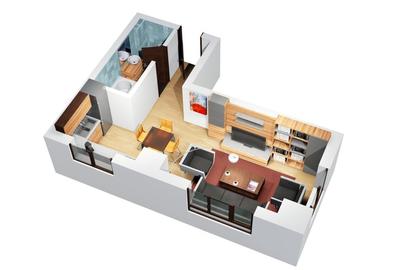 Apartament 1 camera decomandat 31 mp Sos Nicolina Bloc Nou 2017 - 8