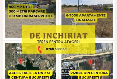 Oportunitate Business 900 MP Teren ULTRAPOZITIONAT pe Aleea Teisani, centura Bucuresti - 1