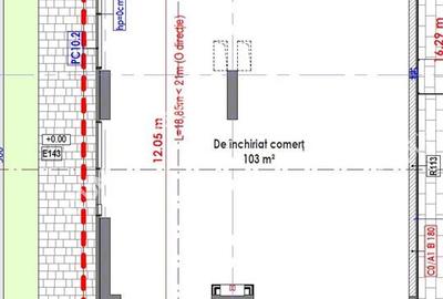 Spatiu comercial 82 mp deschidere stradala vitrina zona Blv Victoriei - 7