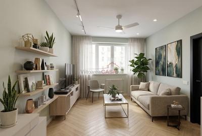 Apartament cu 3 camere semidecomandat în Iancului