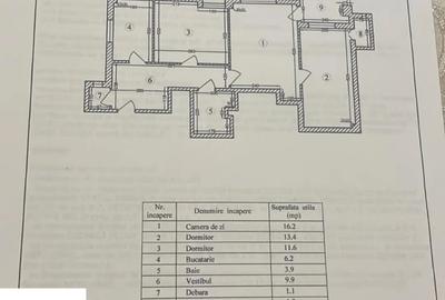Apartament cu 3 camere semidecomandat în Lujerului - 1