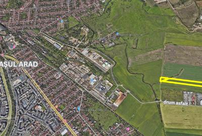 Teren extravilan de vânzare – Orașul Arad, jud. Arad (Vis-a-vis de Sameday) - 2