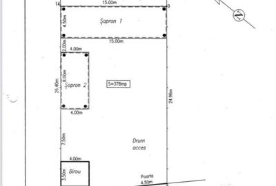 Teren de 3516 mp, în Central