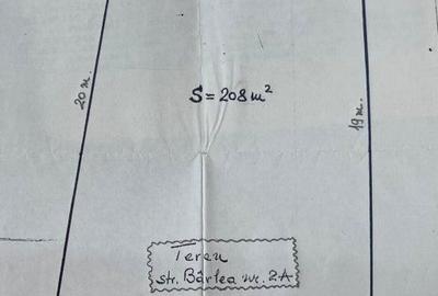 Teren de 208 mp, în Rahova - 2