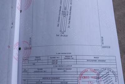 Teren de 1041 mp, în Central - 3