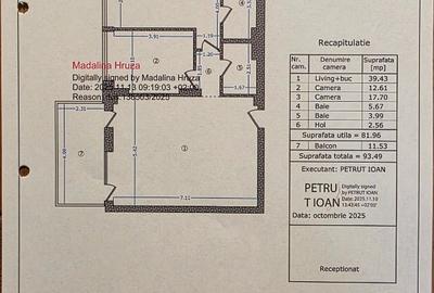 Apartament cu 3 camere în Băneasa