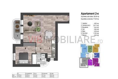 Apartament 2 camere tip 2 E - SUT 58,56 - Tineretului Park - 3