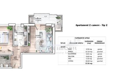 Apartament cu 2 camere decomandat în Galata - 3