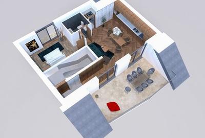 Apartament cu 2 camere în Mihai Bravu