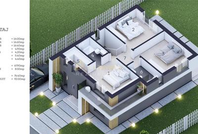 Casă cu 5 camere cu Teren 400 Mp în Berceni - 5