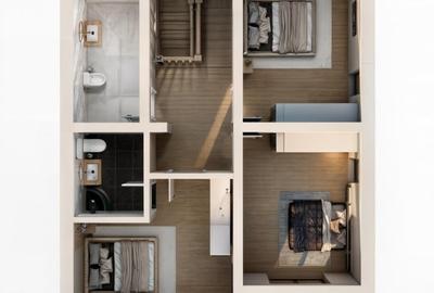 Casă individuală cu 4 camere cu Teren 350 Mp în Periferie - 15