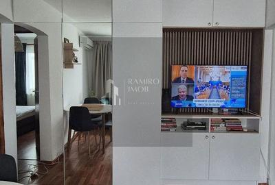 Apartament cu 2 camere semidecomandat, mobilat în Titan
