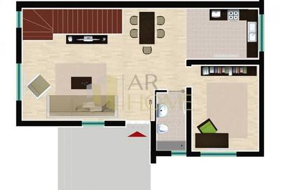 Casa P 1E tip duplex, 4 camere, 3 bai, Paulesti, langa Ploie - 2