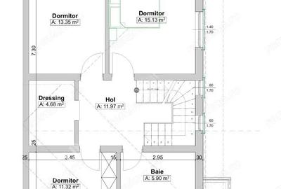 Casă cu 4 camere cu Teren 250 Mp în Veterani - 3