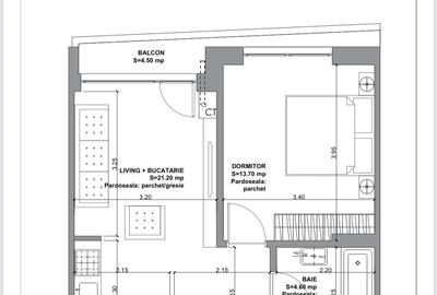 Dezvoltator-Ap 2 camere parter inalt cu bucatarie inchisa in imobil tip Boutique - 24