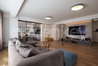 Penthouse cu 4 camere semidecomandat, mobilat în Barbu Văcărescu - 3